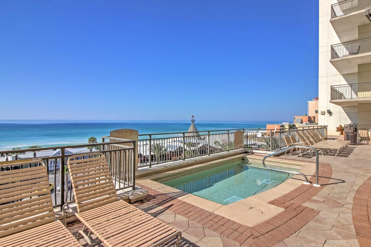 Chic Panama City Beach Condo With Pool And Gulf Views Eksteriør billede